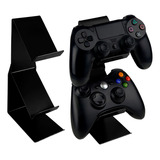 Suporte 2 Controles Xbox 360 One Series X S Ps4 Ps5 Preto