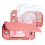 Funda Y 2 Micas Compatible Con Nintendo Switch Lite 2019