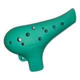 Ocarina Alto C De Plástico Night By-noble (caucho Verde)