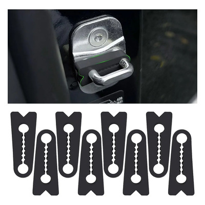 8pcs Amortiguadore De Goma For Cerraduras De Puertas De Auto Aislamiento Acústico Y Re