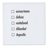 3d Rose Sunscreen Bikini Notebook Manta Tequila Lista De Ver