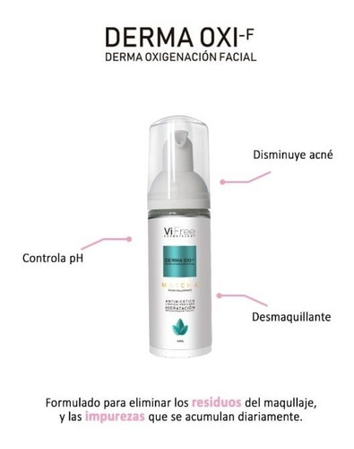 Desmaquillante Derma Oxi + Con Ácido Hialurónico