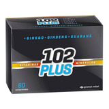102 Plus Vitaminas Minerales Ginko Ginseng 60 Comprimidos