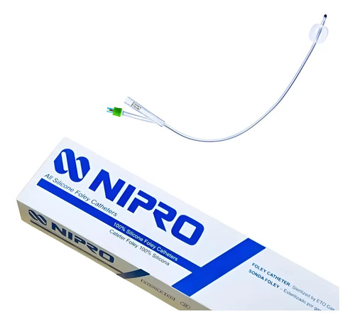 Sonda Foley 100% Silicón 2 Vías Con Globo (1 Caja) 10 Piezas | Meses sin interés