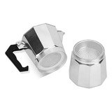 Cafetera Manual Italian Coffee Mocha Aluminio 3 Tazas 150 Ml