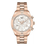 Reloj Mujer Tissot Pr 100 Sport T101.917.33.116.00 Color De La Correa Oro Rosa Color Del Bisel Oro Rosa Color Del Fondo Blanco