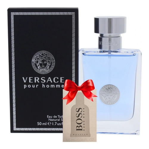 Versace Pour Homme 200ml Caballero Original + Regalo