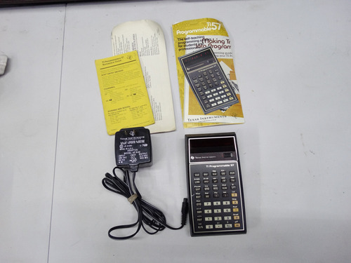 Calculadora Texas Instruments Programmable 57 Con Instructiv