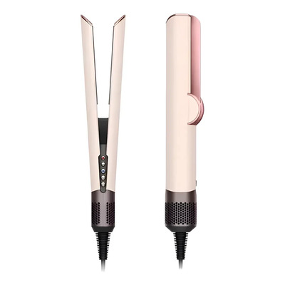 Plancha alisadora de cerámica Dyson Airstrait, color rosa y dorado | Envío gratis