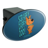 Scrappy Dappy Doo Oval Tow Trailer Hitch Cover Plug Insert