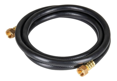 Manguera Flexible Para Gas Pvc 3/8'' 250 Psi 1 M Foset 40074 Color Negro