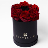 Rosas Preservadas Roja Con Negro Castellin 