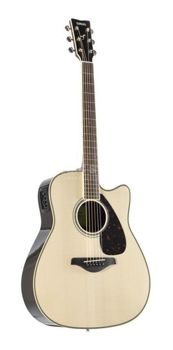 Guitarra Electroacústica Yamaha Fgx830c Natural Tapa Solida 