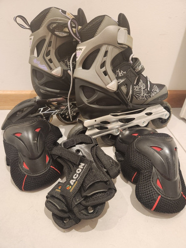 Rollers Mujer Rollerblade Spark + Equipo De Protección 