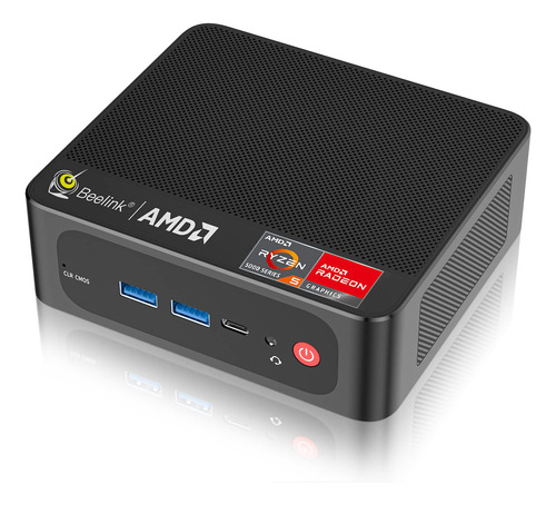 Mini Pc Ryzen 5 5560u 16gb Ddr4 500gb Ssd 6 Core 1600mhz Tri