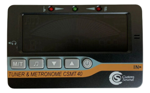 Metronomo Afinador E Diapasão Digital Custom Sound Csmt40