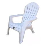 Silla Sillon Miami Mascardi Reforzada Blanca