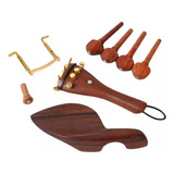 Accesorios De Azufaifo Para Violín 4/4, Cordal, Tornillos, M