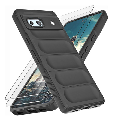 Funda Case Rudo Uso For Google Pixel 6a 7a 7 Pro + Micas