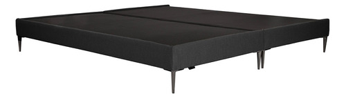 Base Cama Slim King Size Dicasa Linnia Negro