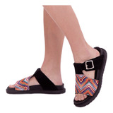 Sandalias Ojotas Mujer Comodas Goma Flexible Ruana Araquina