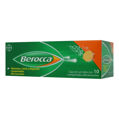 Berocca Comprimido Efervescente, 10 Comprimidos | Meses sin interés