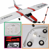 Kit Aeromodelo Cessna + Trem Pouso + Linkagem + Decalcs + Y