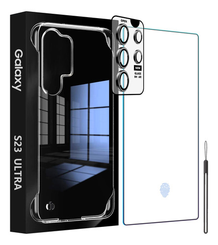 Kit Funda Rígida Transparente Para Samsung Galaxy S +mica Hd