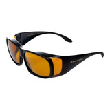 Lentes Sobre Lentes Eagle Eyes Solar Fit Ons Original Negro