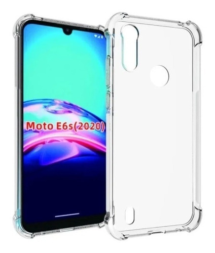 Capinha Para Celular Motorola Moto E6s + Película De Vidro