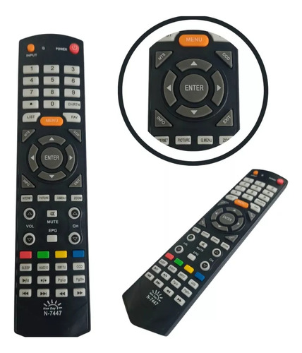 Controle Remoto Universal Tv Semp Toshiba 