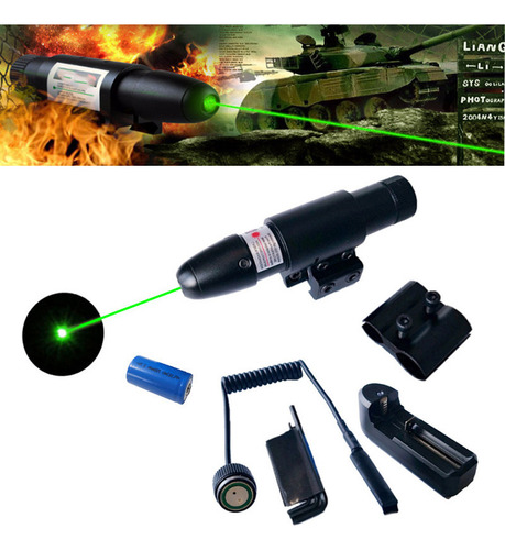 Mira Laser Verde Para Espingarda/espingarda Fixa Em Cana F