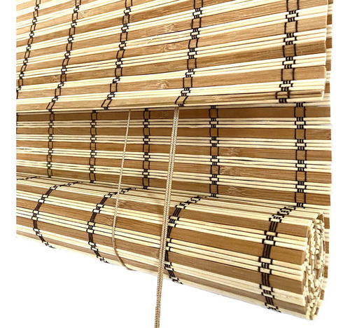 Thy Collectible Persiana Enrollable De Bambú Para Ventana, C