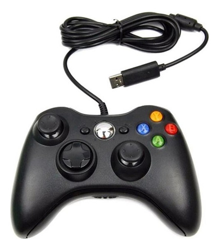 Controle Com Fio Compativel Xbox 360 - Pc Joystick