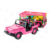 Juguete Nena Barbie Jeep Auto Safari Fun Babymovil 715