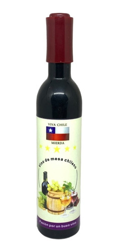 Saca Corcho Destapador Diseño Botella De Vino Chile Con Iman