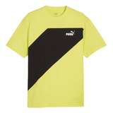 Remera Puma Power Colorblock De Hombre 2590 Mark