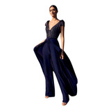 I Jumpsuit Vestido De Noche De Invierno For Mujer 1421