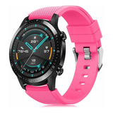 Pulseira Silicone Para Samsung Gear S3 Classic Frontier 22mm Cor Rosa