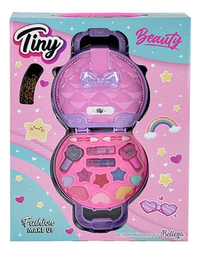 Valija Cartera De Maquillaje Infantil Con Espejo Tiny 3261