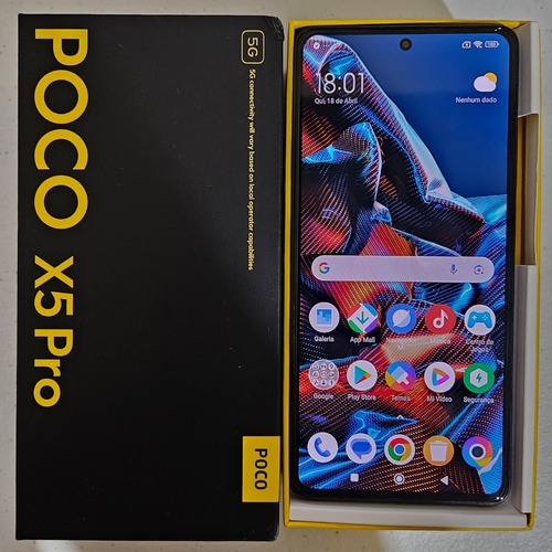 Smartphone Xiaomi Poco X5 Pro 128gb Preto + Brinde