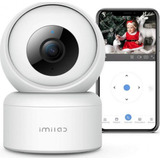 Cámara De Seguridad Doméstica Con Rotación De 360 Grados Color Blanco Xiaomi Imilab C20 Pro