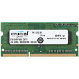 Memoria Ram Color Verde  4gb 1 Crucial Ct51264bf160bj