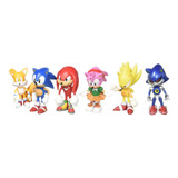 Sonic The Hedgehog Figura De Acción (6 Unids/set) [juguete]