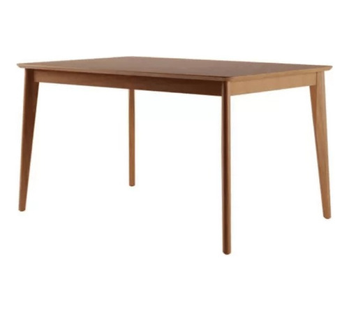 Mesa De Jantar Olive Retangular 180cm Mdf E Madeira