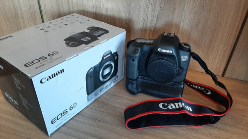 Canon Eos 6d Com Grip E 2 Baterias Extra, Estado De Nova