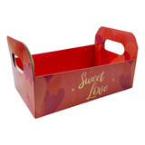 10 Cesta Caixote (m) Sweet Love 12x22x14 Cm 4902