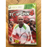 Top Spin 4 Juego Original Completo Xbox 360 Tenis