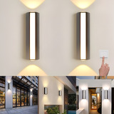 Pack X2 Aplique Pared Muro Luz Led Doble Bidireccional