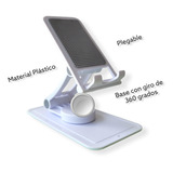 6 Piezas Base Soporte Celular Giro Plegable Meda Escritorio